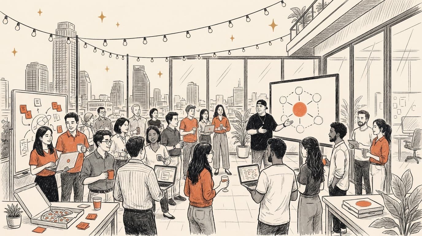 Rooftop meetup in Bangkok
